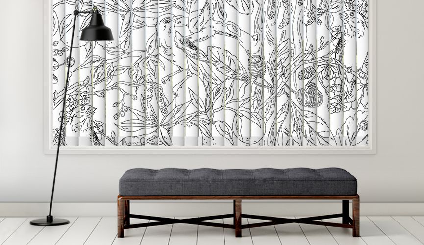 Baskılı Stor Dikeyler